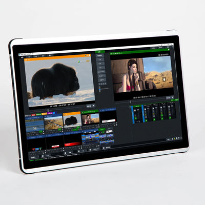 LCD 화면과 함께 노력 없이 비디오 방송 페이스북 스트림