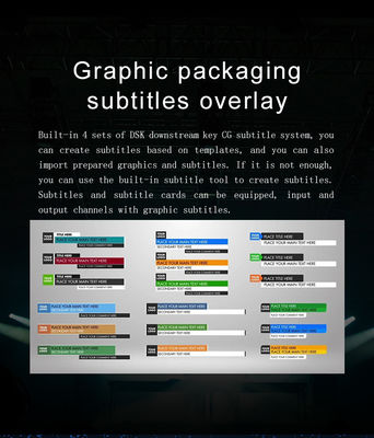 라이브 스트리밍 방송 스위치 1T 롬과 함께 온-인-વન 17.3 모니터 휴대용 비디오 스테이션