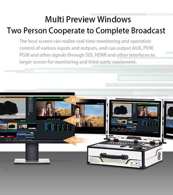 라이브 스트리밍 방송 스위치 1T 롬과 함께 온-인-વન 17.3 모니터 휴대용 비디오 스테이션