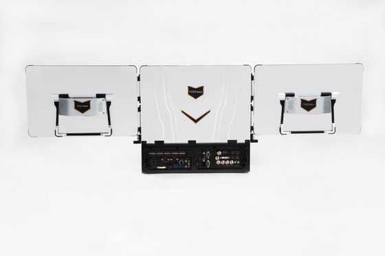 12채널 스위치와 17.3" 모니터를 탑재한 라이브 스트리밍