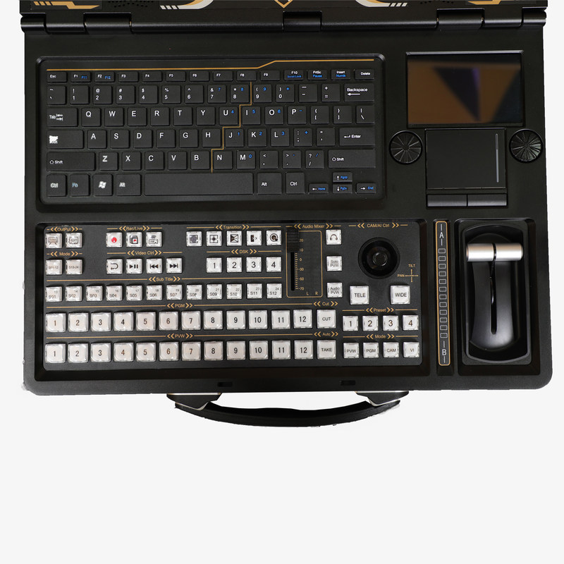 8K 프로 버전 휴대용 라이브 방송 온-인-વન 머신 2T ROM 12채널 내장 스위처